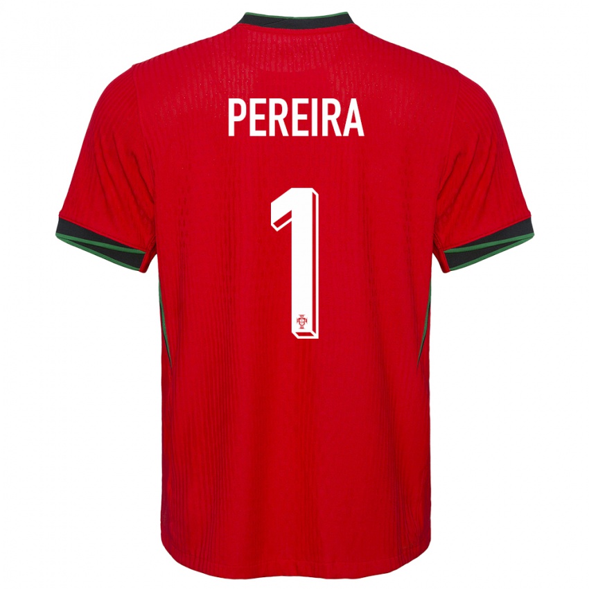 Niño Camiseta Portugal Ines Pereira #1 Rojo 1ª Equipación 24-26 La Camisa
