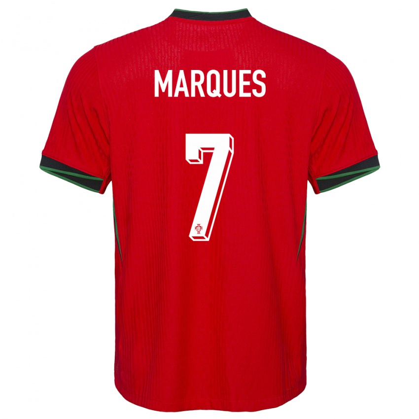 Niño Camiseta Portugal Vanessa Marques #7 Rojo 1ª Equipación 24-26 La Camisa
