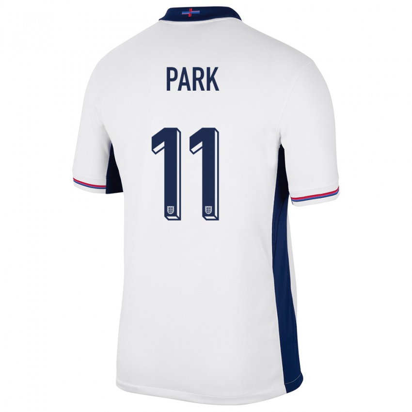 Niño Camiseta Inglaterra Jess Park #11 Blanco 1ª Equipación 24-26 La Camisa