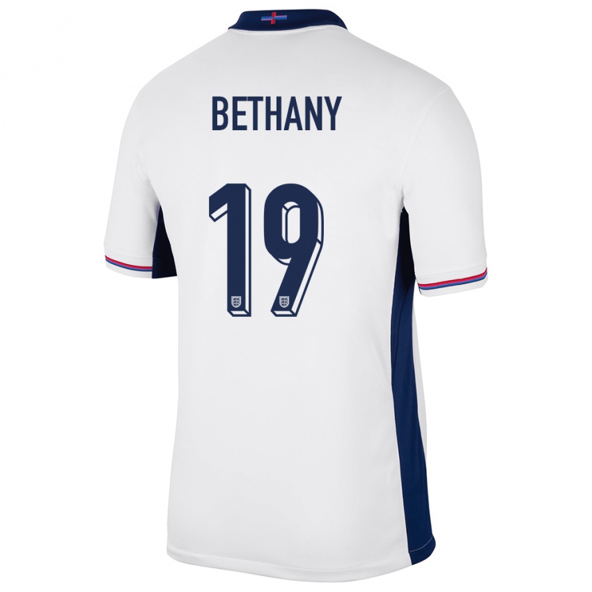 Niño Camiseta Inglaterra Bethany England #19 Blanco 1ª Equipación 24-26 La Camisa