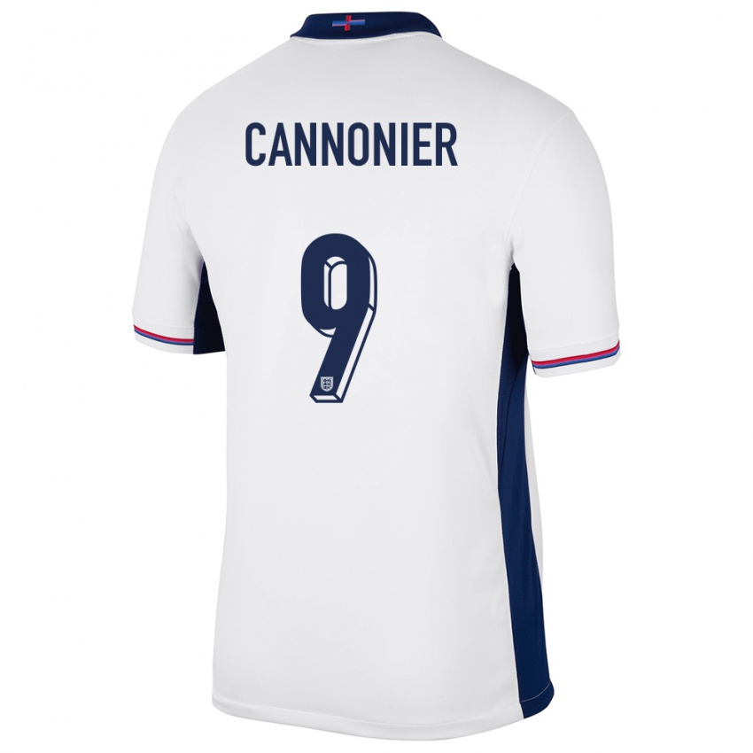 Niño Camiseta Inglaterra Oakley Cannonier #9 Blanco 1ª Equipación 24-26 La Camisa