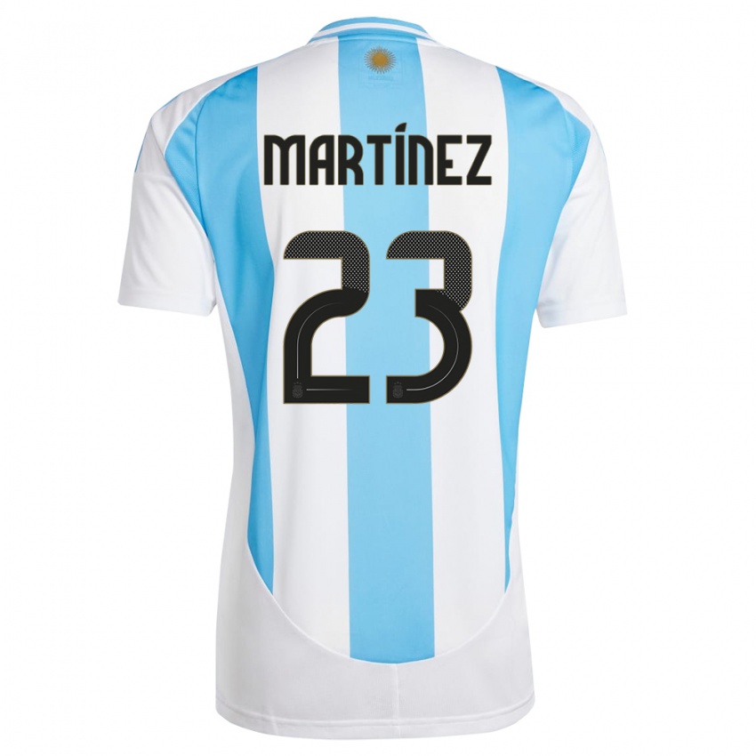 Niño Camiseta Argentina Emiliano Martinez #23 Blanco Azul 1ª Equipación 24-26 La Camisa