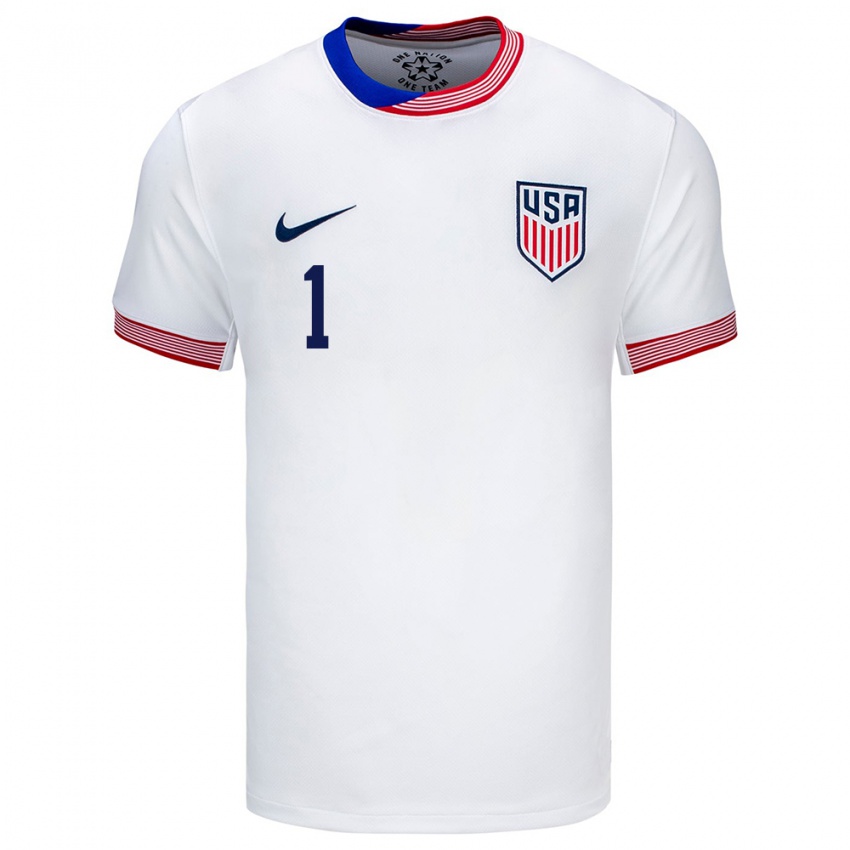 Niño Camiseta Estados Unidos Diego Kochen #1 Blanco 1ª Equipación 24-26 La Camisa