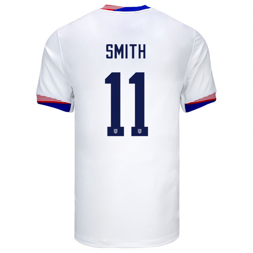 Niño Camiseta Estados Unidos Sophia Smith #11 Blanco 1ª Equipación 24-26 La Camisa