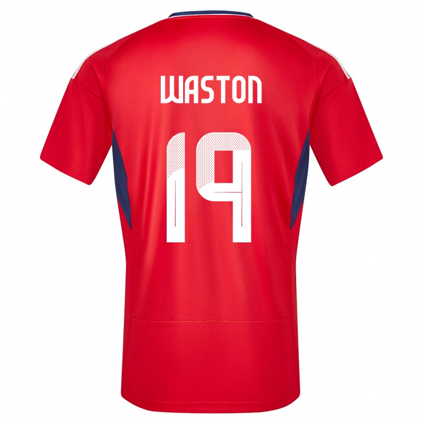 Niño Camiseta Costa Rica Kendall Waston #19 Rojo 1ª Equipación 24-26 La Camisa