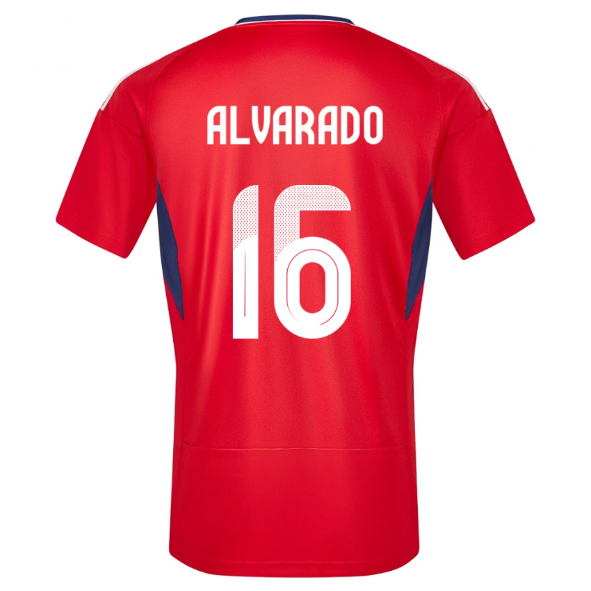 Niño Camiseta Costa Rica Katherine Alvarado #16 Rojo 1ª Equipación 24-26 La Camisa