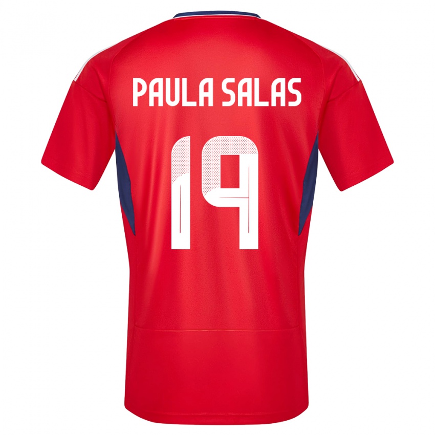 Niño Camiseta Costa Rica Maria Paula Salas #19 Rojo 1ª Equipación 24-26 La Camisa