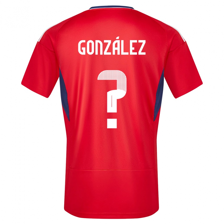 Niño Camiseta Costa Rica Ariel Gonzalez #0 Rojo 1ª Equipación 24-26 La Camisa