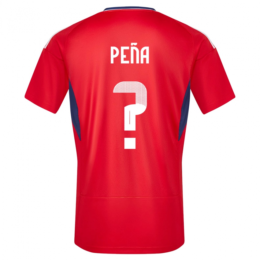 Niño Camiseta Costa Rica Randy Pena #0 Rojo 1ª Equipación 24-26 La Camisa