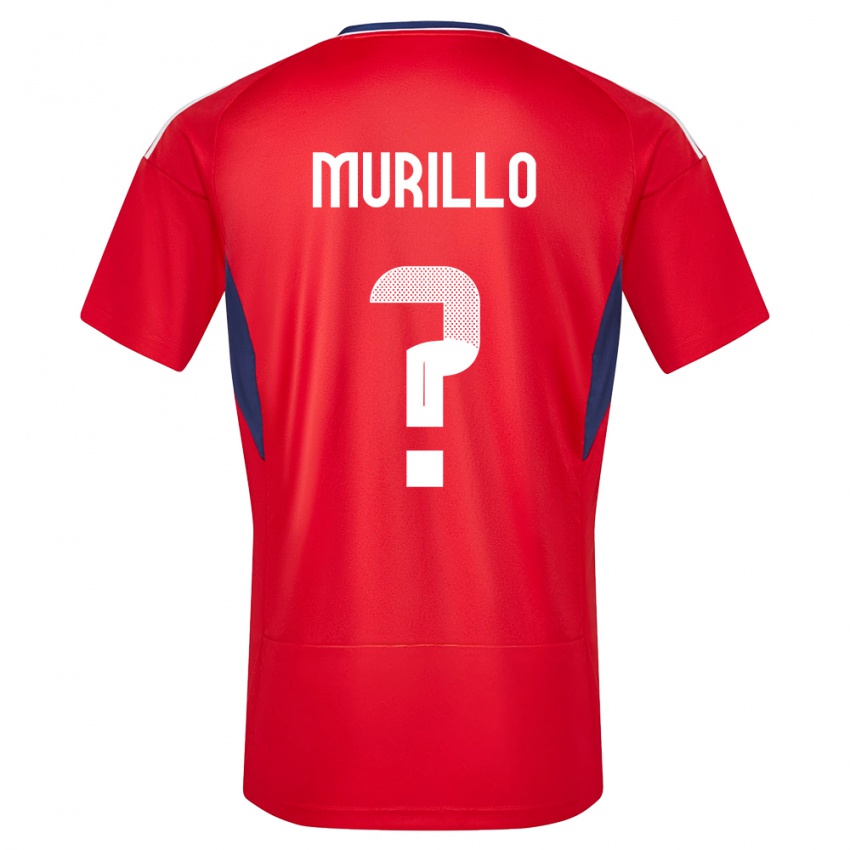 Niño Camiseta Costa Rica Isaac Murillo #0 Rojo 1ª Equipación 24-26 La Camisa
