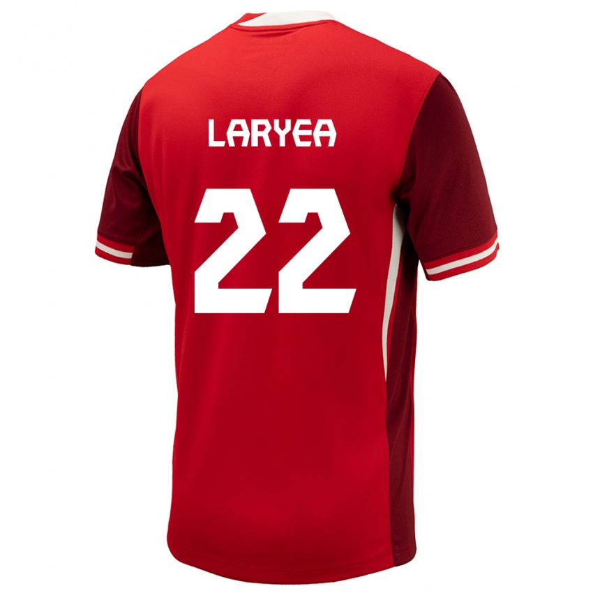 Niño Camiseta Canadá Richie Laryea #22 Rojo 1ª Equipación 24-26 La Camisa