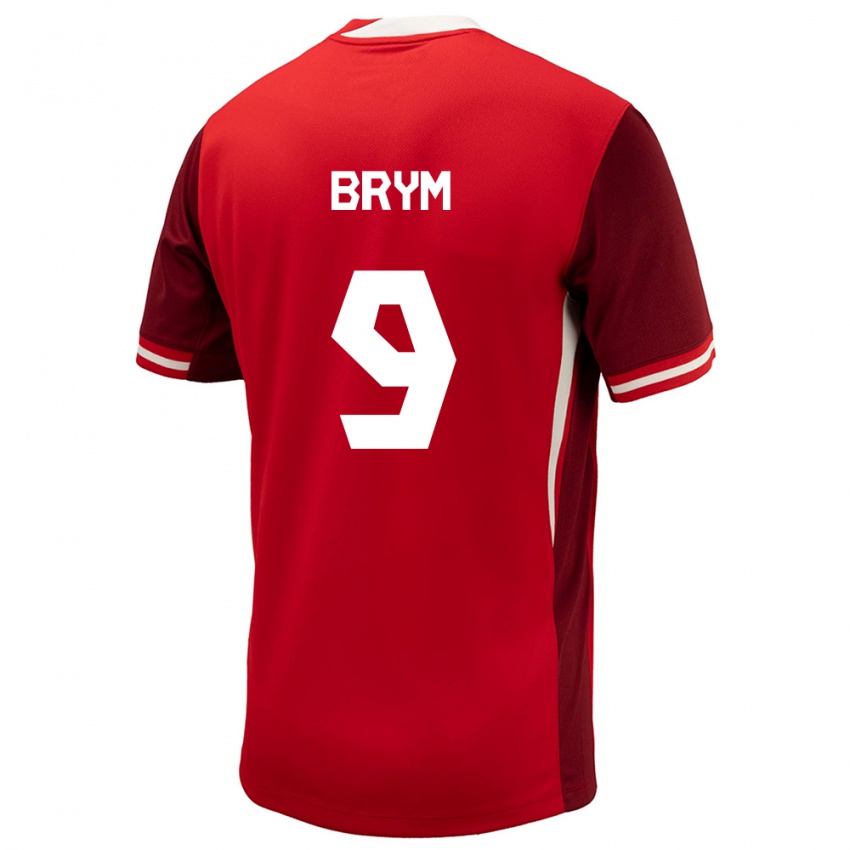 Niño Camiseta Canadá Charles Andreas Brym #9 Rojo 1ª Equipación 24-26 La Camisa