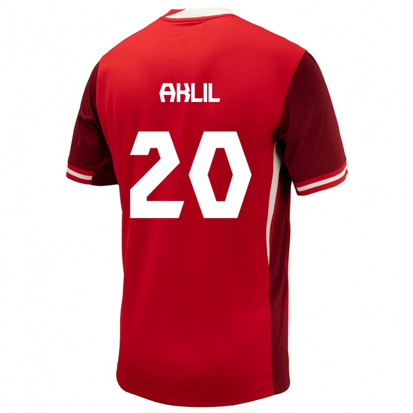 Niño Camiseta Canadá Lino Aklil #20 Rojo 1ª Equipación 24-26 La Camisa