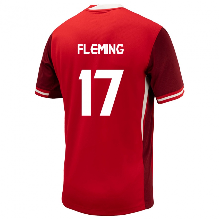 Niño Camiseta Canadá Jessie Fleming #17 Rojo 1ª Equipación 24-26 La Camisa