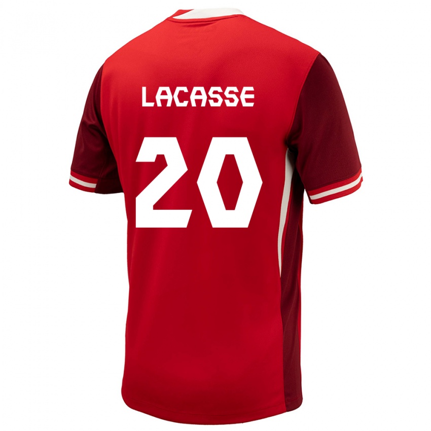 Niño Camiseta Canadá Cloe Lacasse #20 Rojo 1ª Equipación 24-26 La Camisa