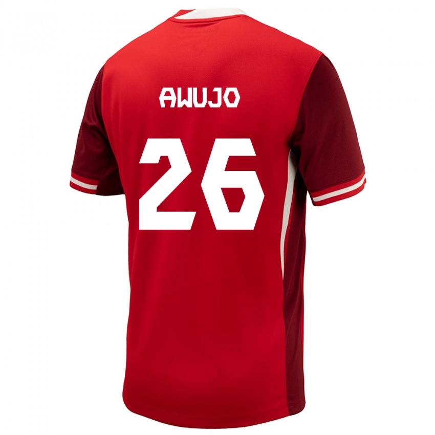Niño Camiseta Canadá Simi Awujo #26 Rojo 1ª Equipación 24-26 La Camisa