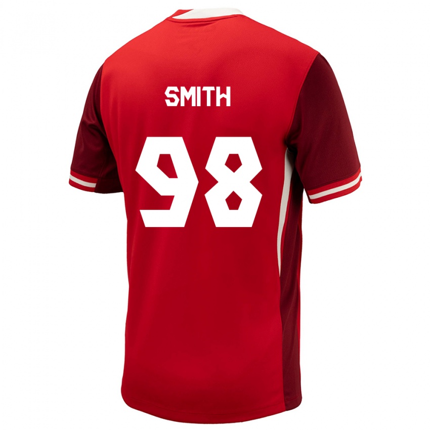 Niño Camiseta Canadá Olivia Smith #98 Rojo 1ª Equipación 24-26 La Camisa