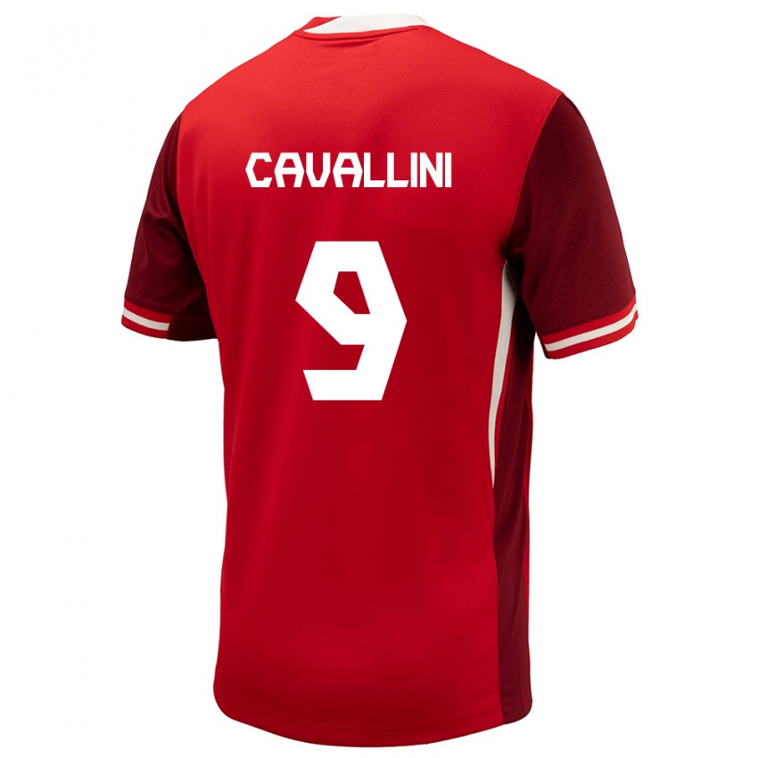 Niño Camiseta Canadá Lucas Cavallini #9 Rojo 1ª Equipación 24-26 La Camisa