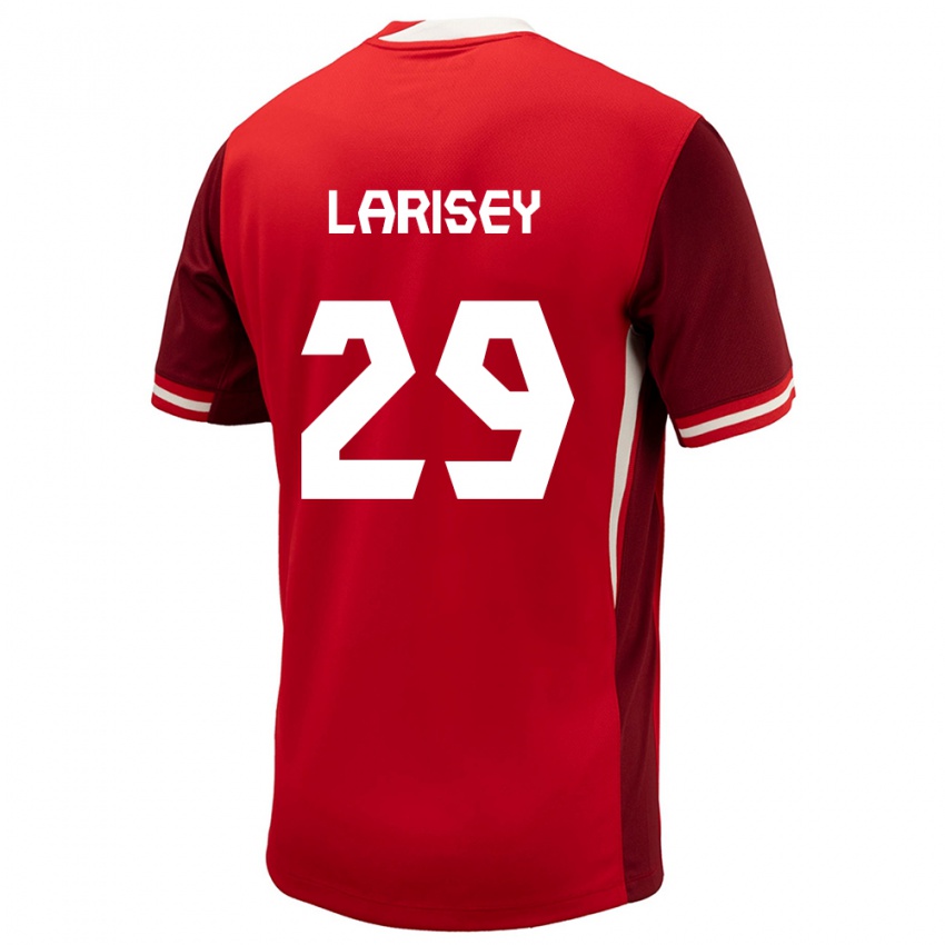 Niño Camiseta Canadá Clarissa Larisey #29 Rojo 1ª Equipación 24-26 La Camisa