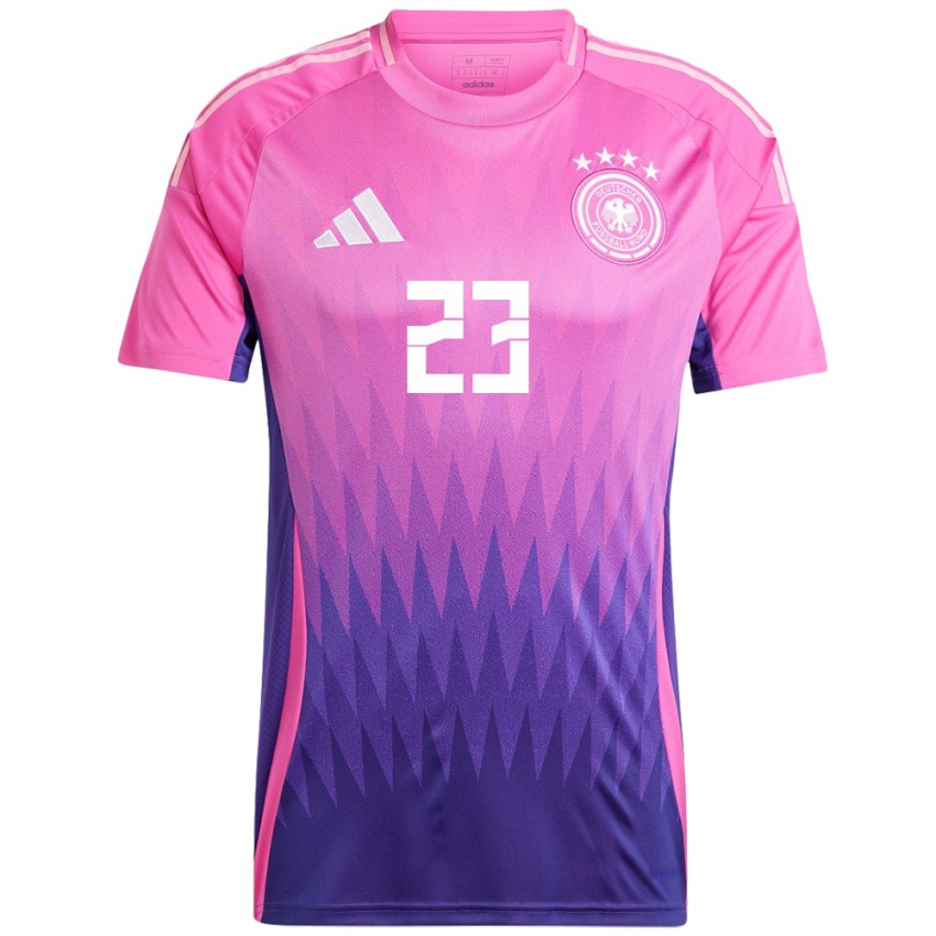Niño Camiseta Alemania Emre Can #23 Rosado Morado 2ª Equipación 24-26 La Camisa