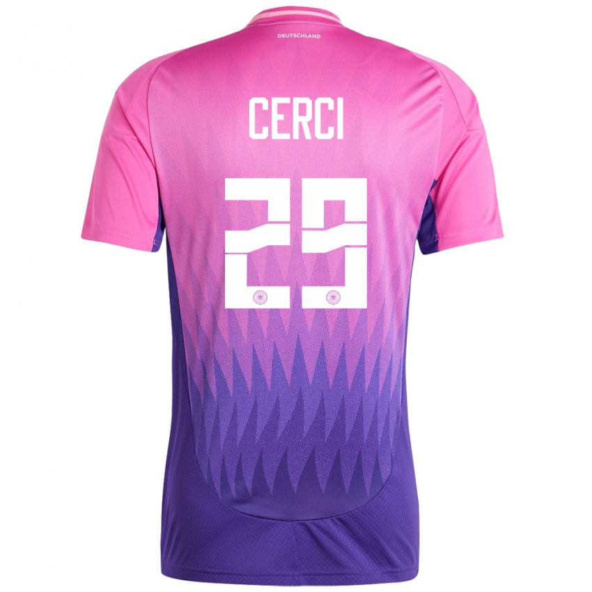 Niño Camiseta Alemania Selina Cerci #29 Rosado Morado 2ª Equipación 24-26 La Camisa