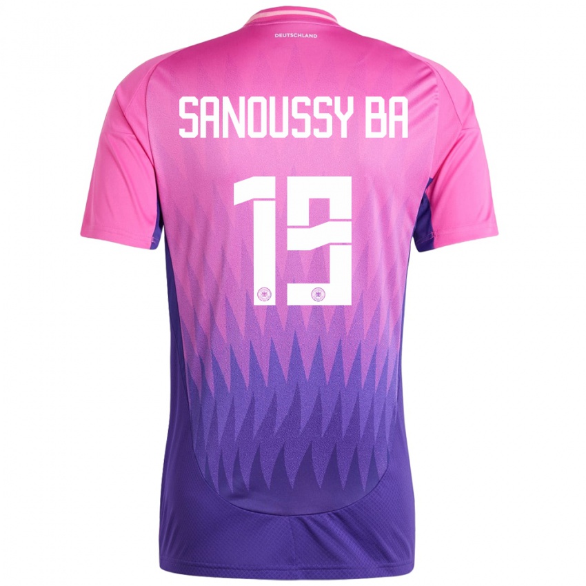 Niño Camiseta Alemania Sanoussy Ba #19 Rosado Morado 2ª Equipación 24-26 La Camisa