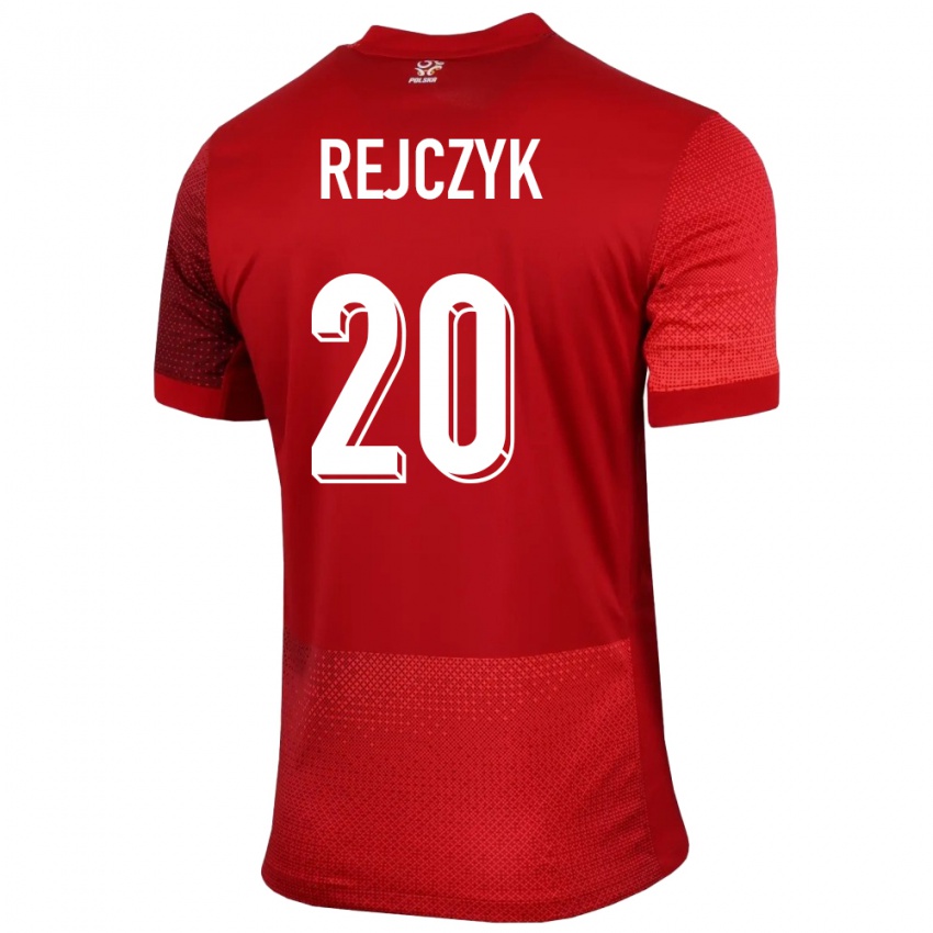 Niño Camiseta Polonia Filip Rejczyk #20 Rojo 2ª Equipación 24-26 La Camisa