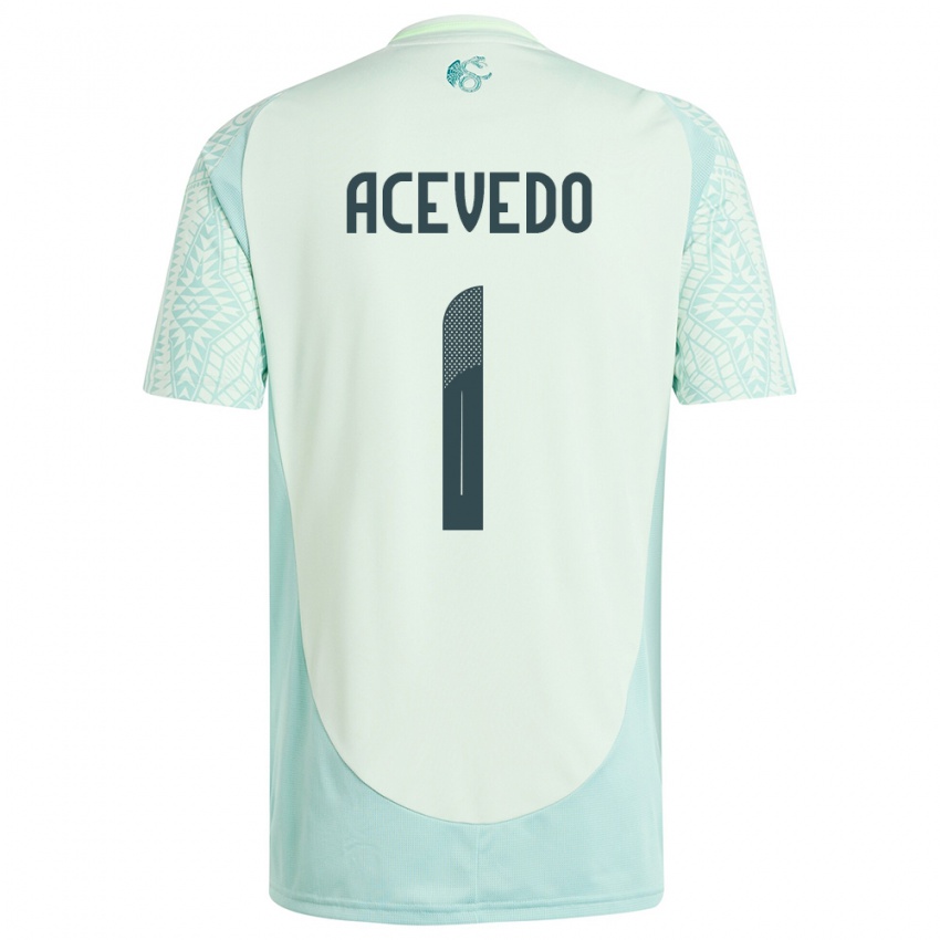Niño Camiseta México Carlos Acevedo #1 Lino Verde 2ª Equipación 24-26 La Camisa