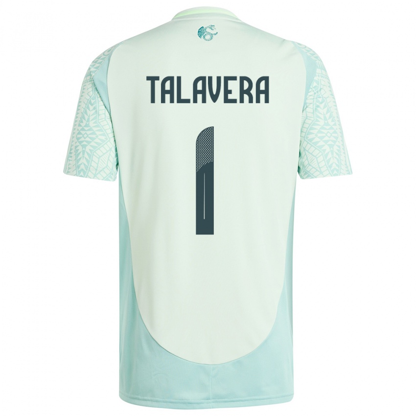 Niño Camiseta México Alfredo Talavera #1 Lino Verde 2ª Equipación 24-26 La Camisa