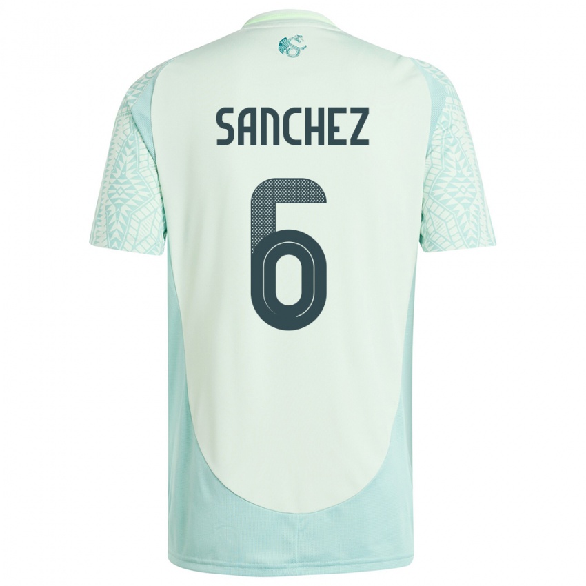Niño Camiseta México Erick Sanchez #6 Lino Verde 2ª Equipación 24-26 La Camisa