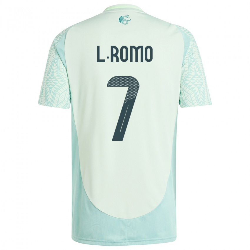 Niño Camiseta México Luis Romo #7 Lino Verde 2ª Equipación 24-26 La Camisa