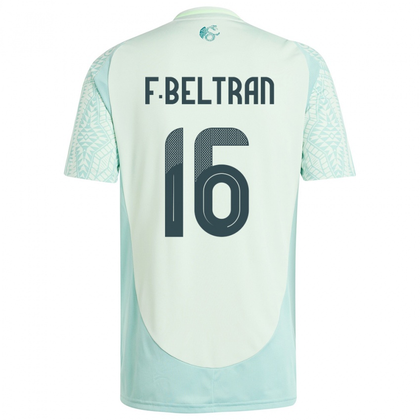 Niño Camiseta México Fernando Beltran #16 Lino Verde 2ª Equipación 24-26 La Camisa
