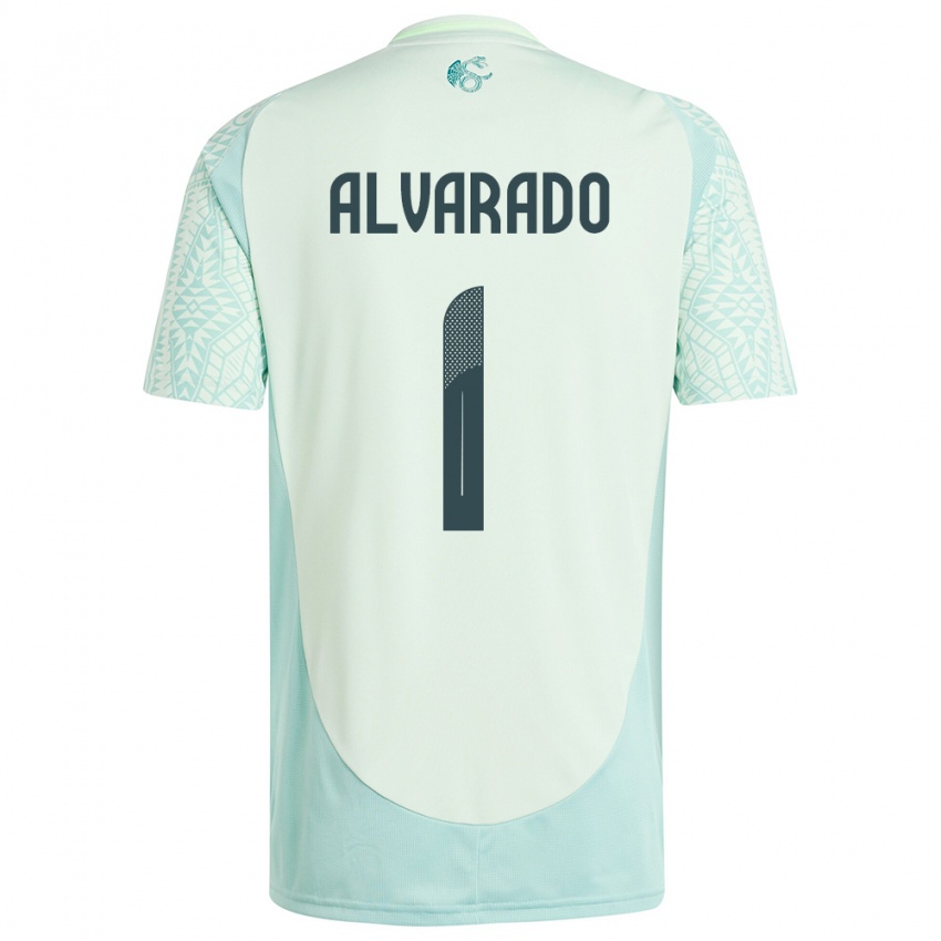 Niño Camiseta México Emily Alvarado #1 Lino Verde 2ª Equipación 24-26 La Camisa