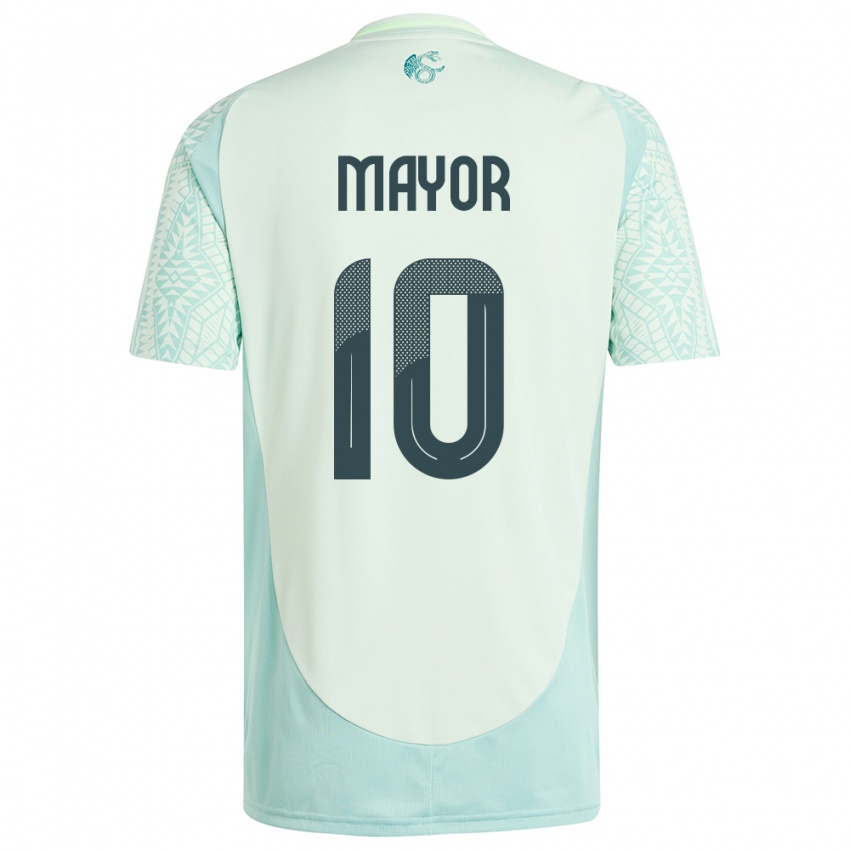 Niño Camiseta México Stephany Mayor #10 Lino Verde 2ª Equipación 24-26 La Camisa