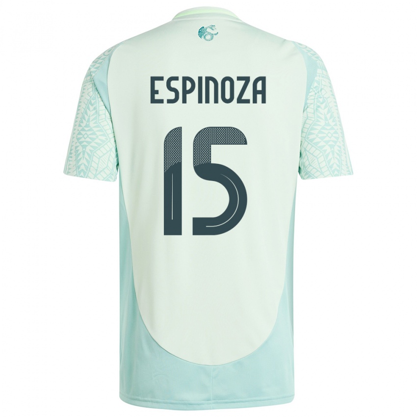 Niño Camiseta México Greta Espinoza #15 Lino Verde 2ª Equipación 24-26 La Camisa
