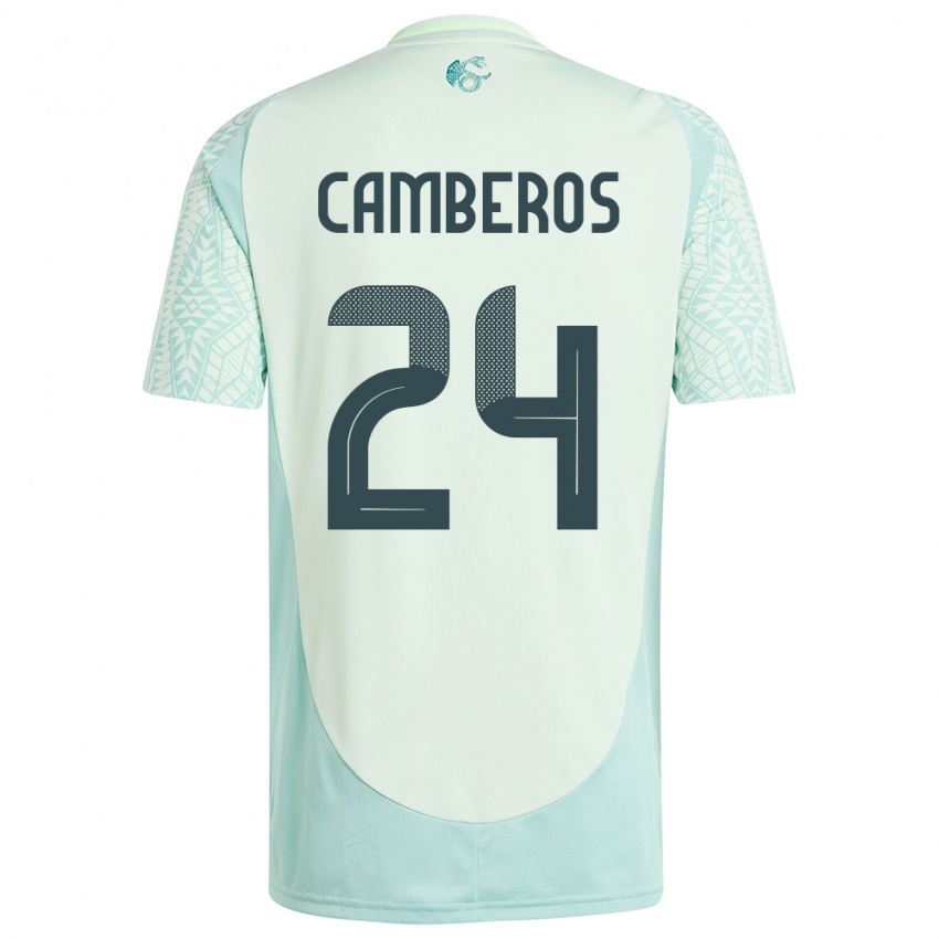 Niño Camiseta México Scarlett Camberos #24 Lino Verde 2ª Equipación 24-26 La Camisa