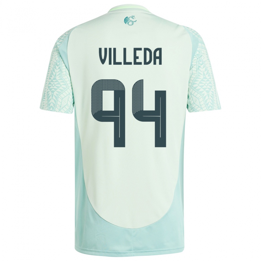 Niño Camiseta México Melany Villeda #94 Lino Verde 2ª Equipación 24-26 La Camisa