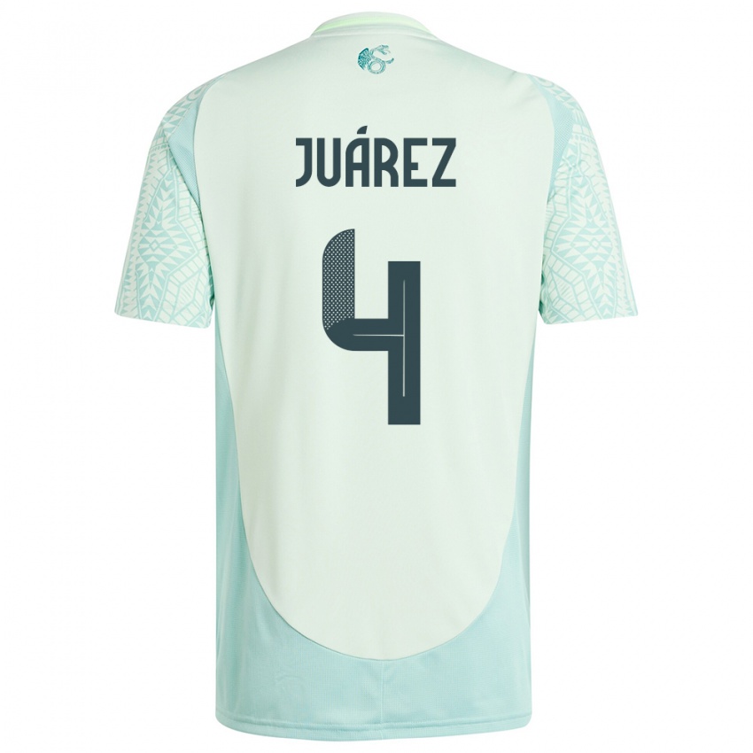Niño Camiseta México Ramon Juarez #4 Lino Verde 2ª Equipación 24-26 La Camisa