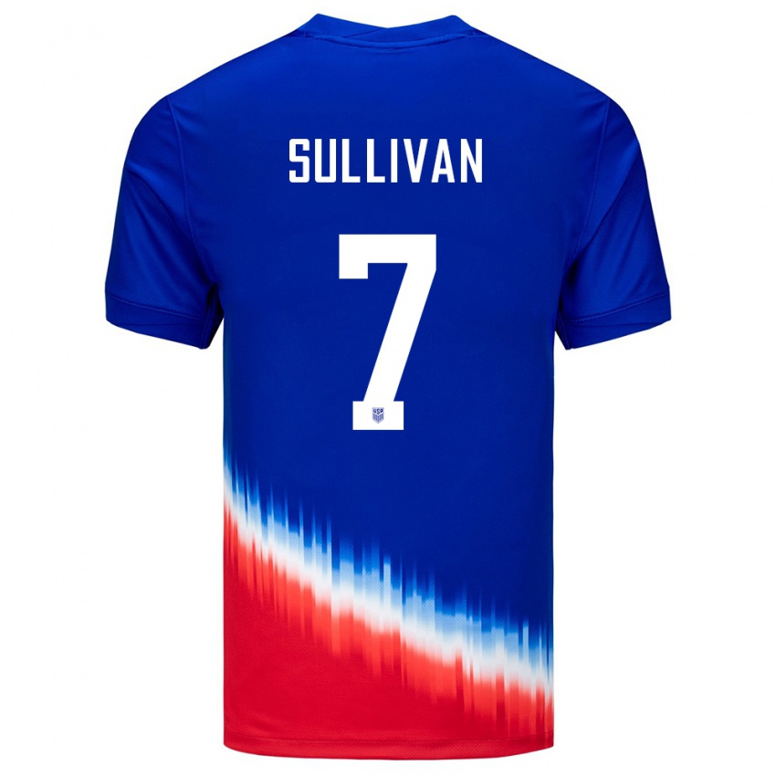 Niño Camiseta Estados Unidos Quinn Sullivan #7 Azul 2ª Equipación 24-26 La Camisa