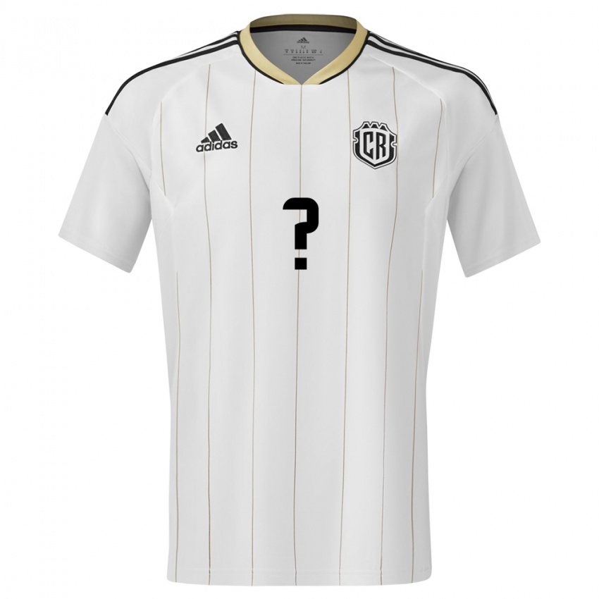 Niño Camiseta Costa Rica Emmanuel Garita #0 Blanco 2ª Equipación 24-26 La Camisa