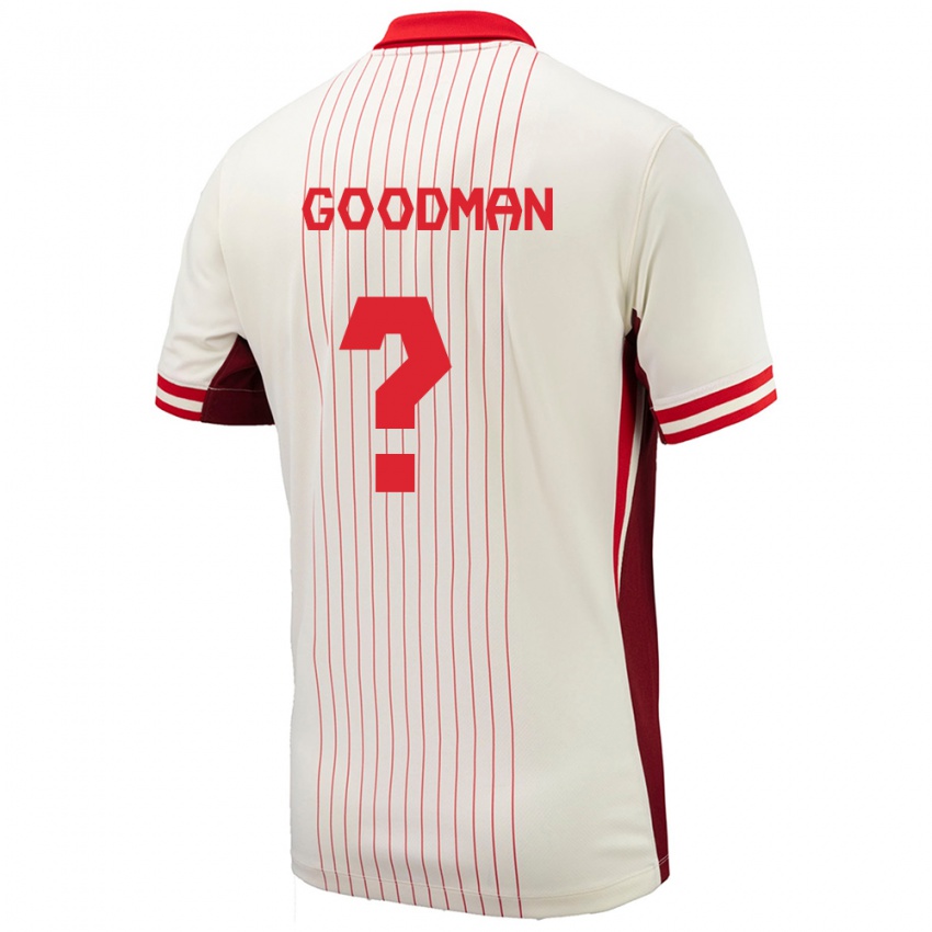 Niño Camiseta Canadá Owen Goodman #0 Blanco 2ª Equipación 24-26 La Camisa