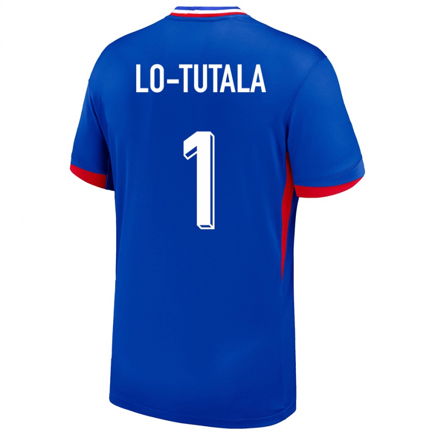Hombre Camiseta Francia Thimothee Lo Tutala #1 Azul 1ª Equipación 24-26 La Camisa