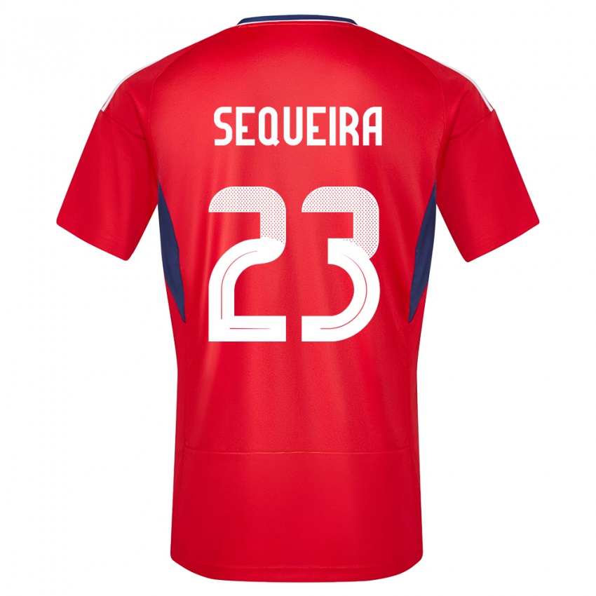 Hombre Camiseta Costa Rica Patrick Sequeira #23 Rojo 1ª Equipación 24-26 La Camisa