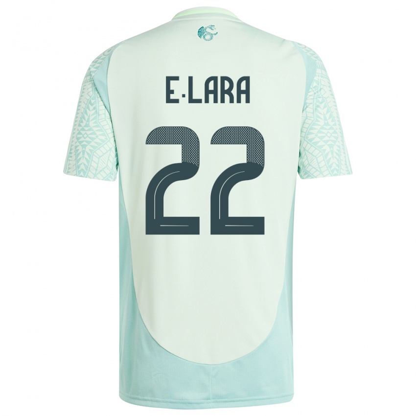 Hombre Camiseta México Emilio Lara #22 Lino Verde 2ª Equipación 24-26 La Camisa