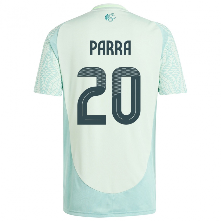 Hombre Camiseta México Rodrigo Parra #20 Lino Verde 2ª Equipación 24-26 La Camisa