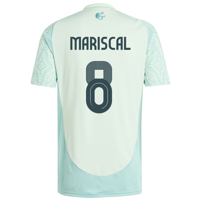Hombre Camiseta México Salvador Mariscal #8 Lino Verde 2ª Equipación 24-26 La Camisa