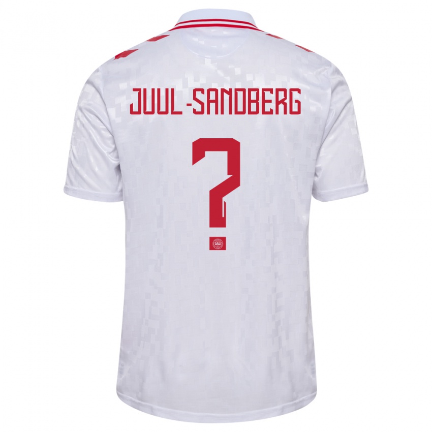 Hombre Camiseta Dinamarca Nikolaj Juul-Sandberg #0 Blanco 2ª Equipación 24-26 La Camisa