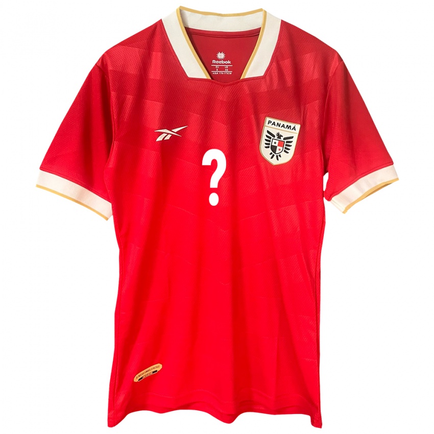 Mujer Camiseta Panamá Adriana García #0 Rojo 1ª Equipación 24-26 La Camisa