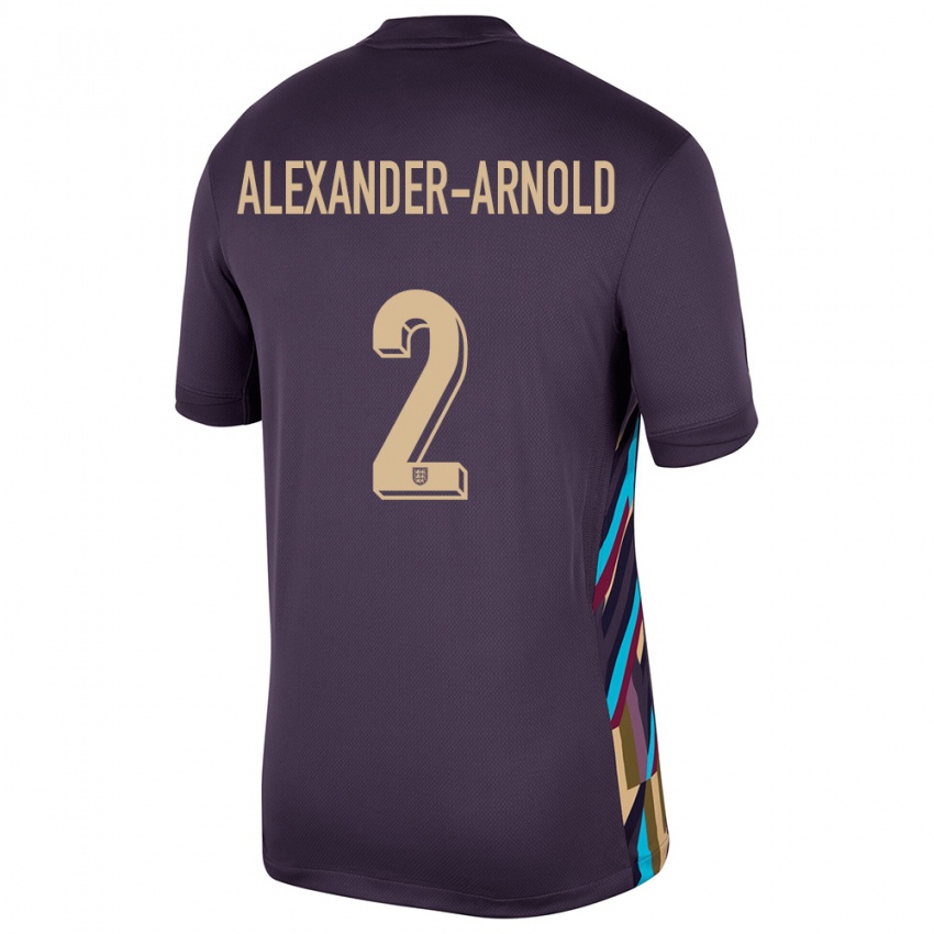Mujer Camiseta Inglaterra Trent Alexander-Arnold #2 Pasa Oscura 2ª Equipación 24-26 La Camisa