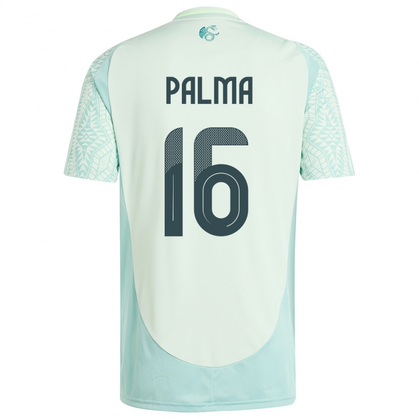 Mujer Camiseta México Rafael Palma #16 Lino Verde 2ª Equipación 24-26 La Camisa